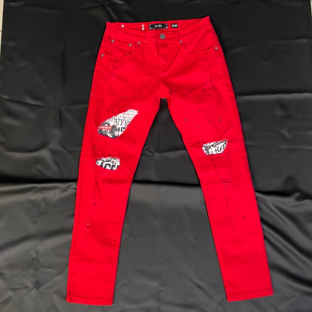 30/30 slim edgy jeans.